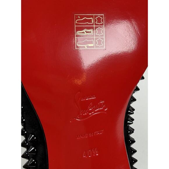 Size 7.5 - Christian Louboutin Dandelion Spikes Loafers NEW main image 9